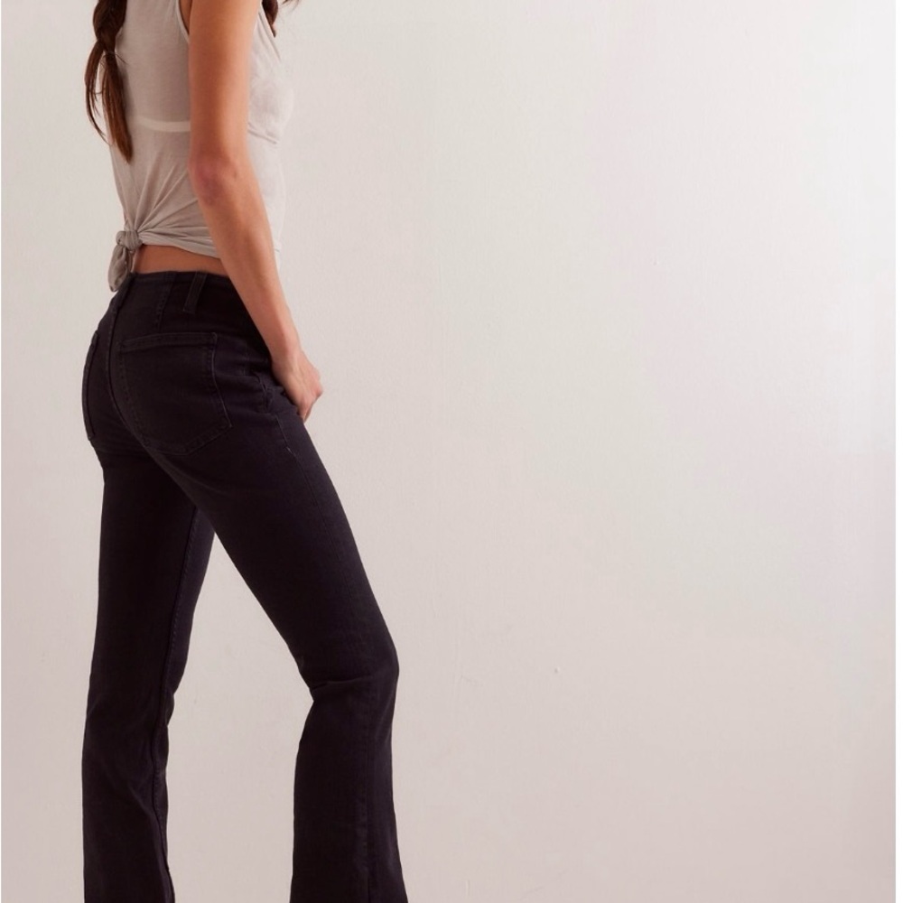 We the Free Slim Slit Flare Jeans From Free People